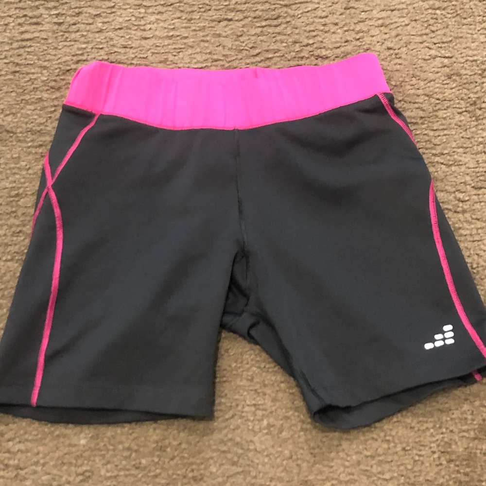 grey biker shorts
